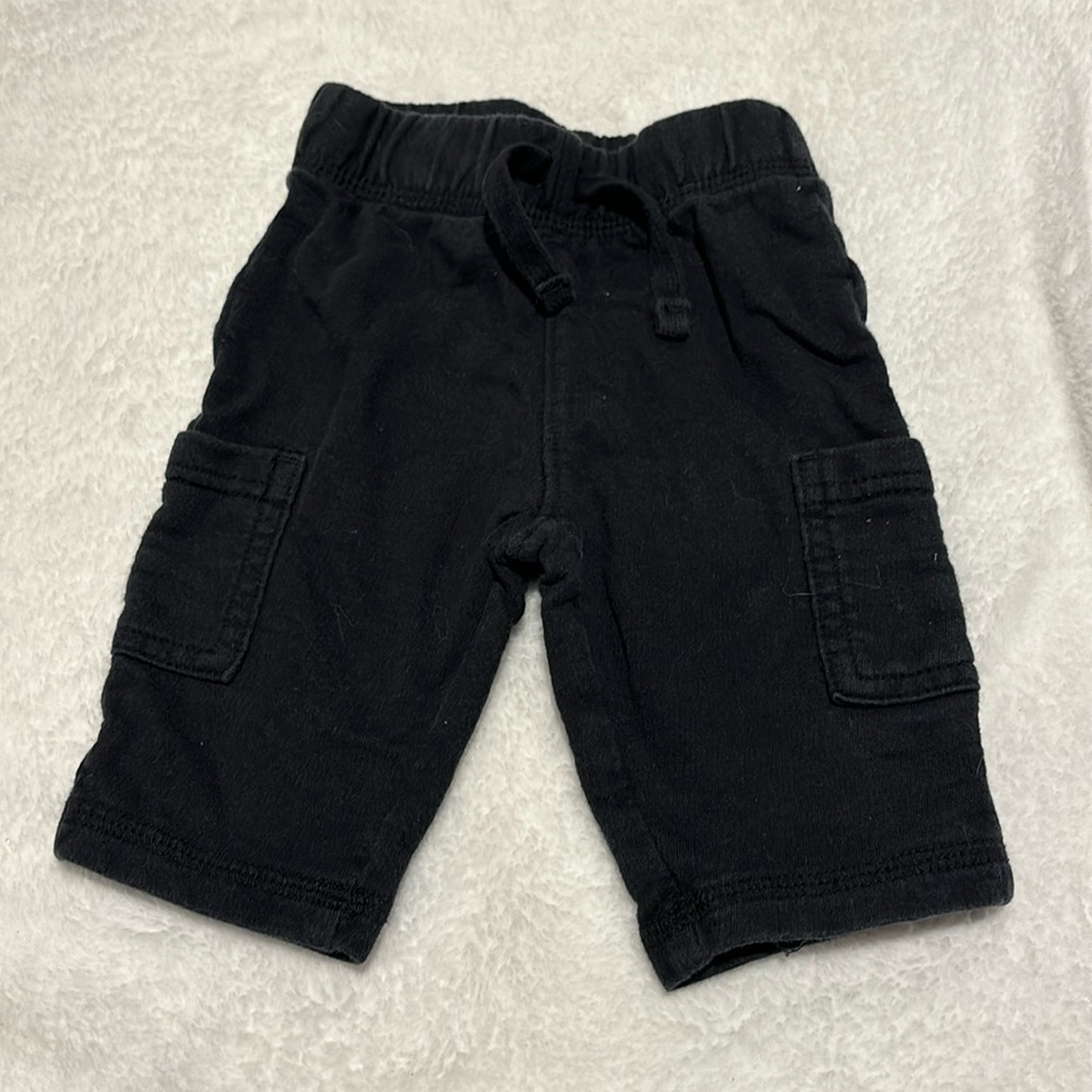 Jumping bean 3 months baby sweatpants! Black in color with string in the front